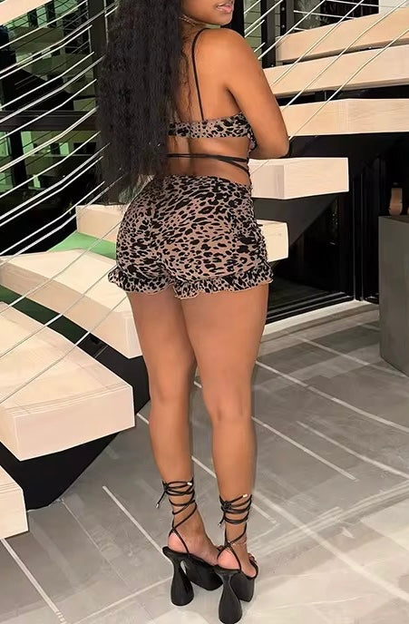 Leo Ruffle Romper