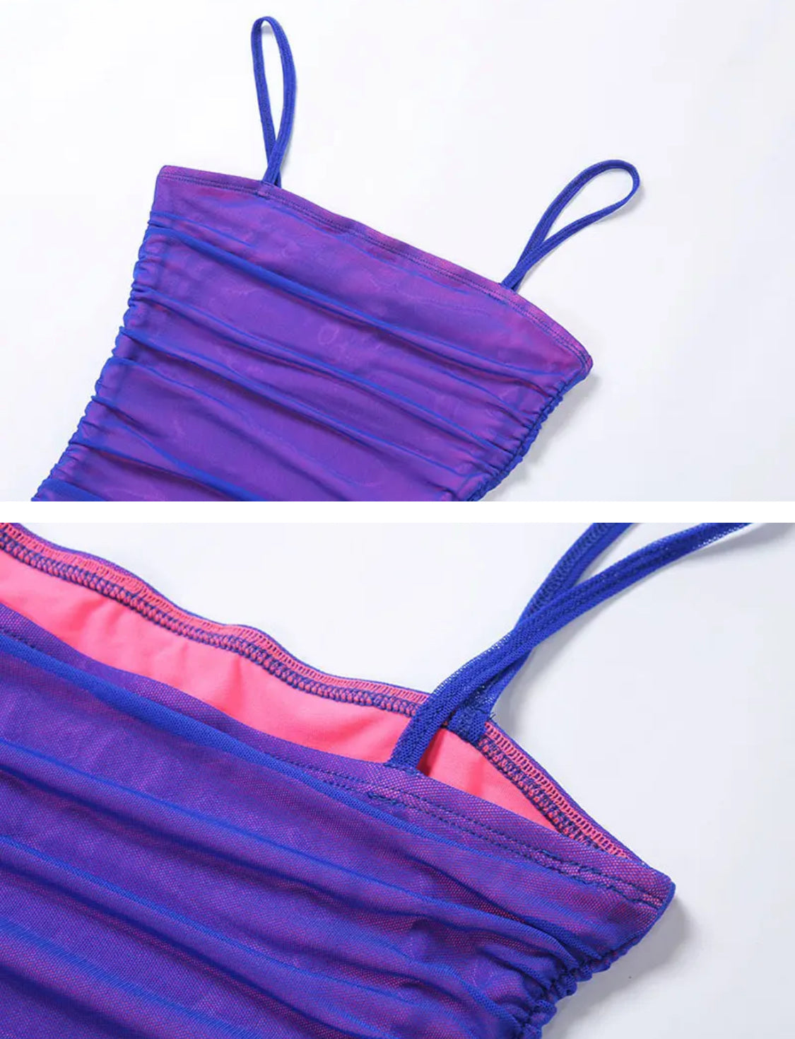 Blue Magenta Dress