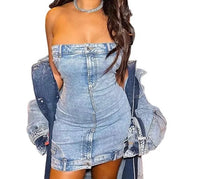 Load image into Gallery viewer, Denim dress
