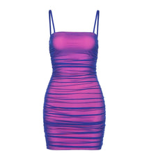 Load image into Gallery viewer, Blue Magenta Dress
